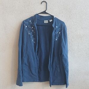 "Make Offer" Classic Elements Blue Jacket
